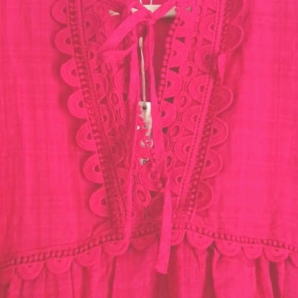 Max Studio " Cerise" Boho Blouse in Size XS (NWT) - Picture 5 of 10